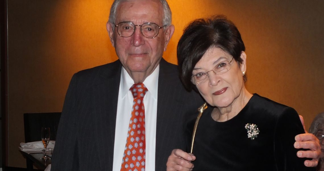 Seymour Perlin and his wife, Ruth R. Perlin. (Photo courtesy of Ruth Perlin)